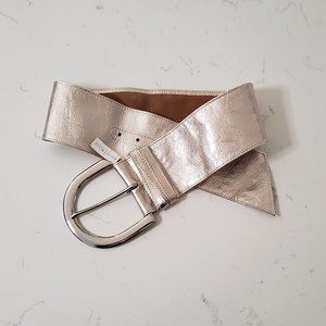 NWT WHBM Gold/Metallic Belt